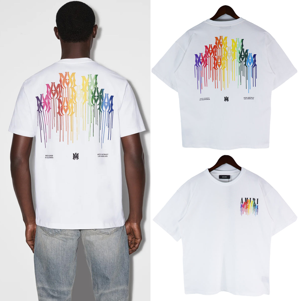 Amiri paint drip logo shorts – Ready2shipnyc