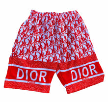 Load image into Gallery viewer, Red Dior mesh shorts