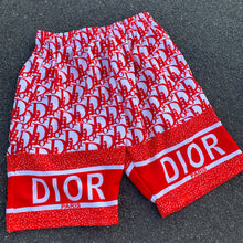 Load image into Gallery viewer, Red Dior mesh shorts