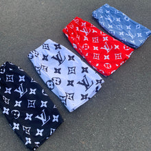 Load image into Gallery viewer, Red monogram shorts