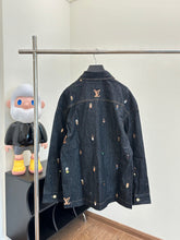 Load image into Gallery viewer, LU1584 1V Embroidery Logo Long Sleeve Denim Shirt
