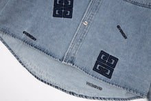 Load image into Gallery viewer, Givenchy denim 2023 embossed logo
