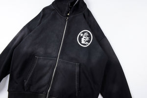 Hellstar zip up circle back logo