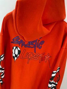 CH red lipstick hoodie