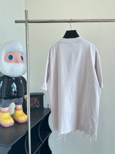 Load image into Gallery viewer, BL1307 BLCG Embroidery Logo Distressed Hem T-shirt
