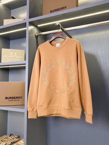 U993 BBR Oak Leaves Embroidery Crewneck Sweatshirt