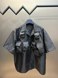 PR505 PRD Multi-Pocket Overall Short Sleeve Shirt