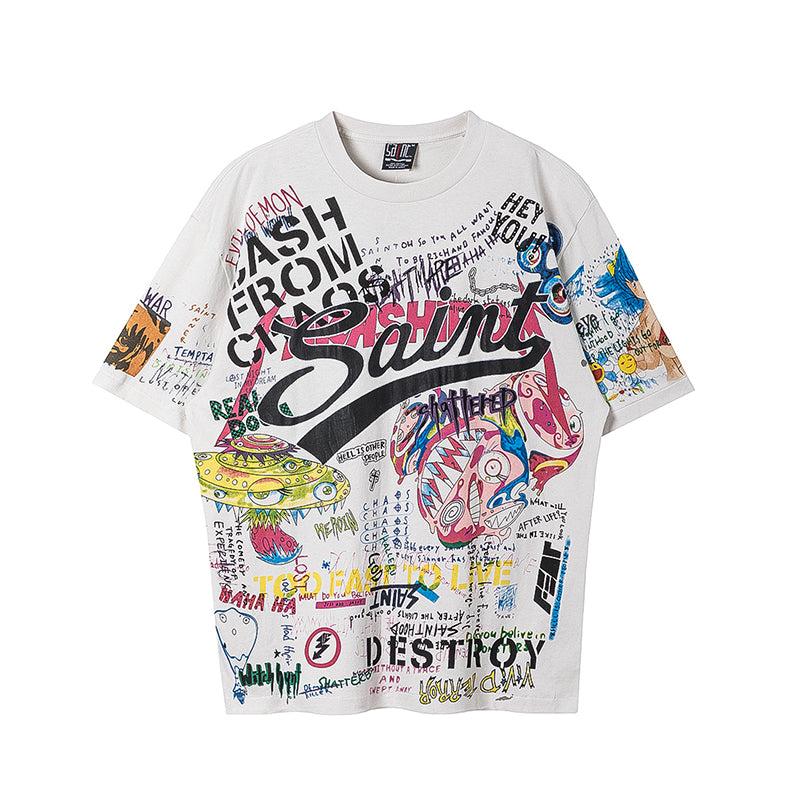 Saint Michael x Takashi Murakami T Shirt