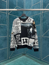 Load image into Gallery viewer, LU1600 1V Comic Wool Sweater
