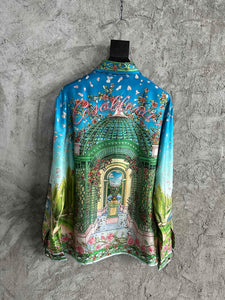 225 CASABLANCA Long Sleeve Real Silk Shirt