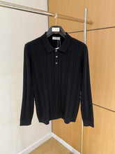 Load image into Gallery viewer, 25BC Brunello Cucinelli Long Sleeve Polo Knitted Shirt
