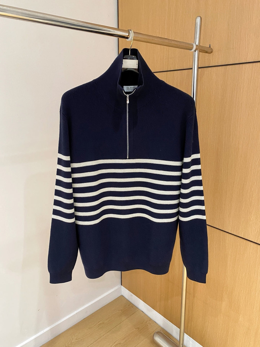 24BC Half Zip Knitted Sweater