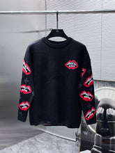 Load image into Gallery viewer, CH lips knit sweater
