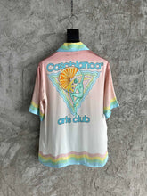 Load image into Gallery viewer, 214 CASABLANCA Short Sleeve Real Silk Shirt
