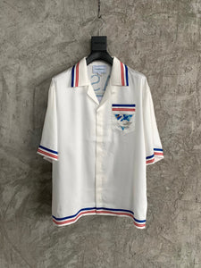 216 CASABLANCA Short Sleeve Real Silk Shirt