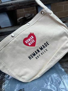 Human beach canvas bag