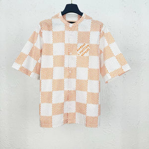 LU1597 1V 24SS Show DL2 Checkboard Short Sleeve Shirt