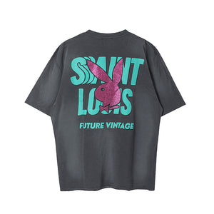 SSSAINT LOUIS联名PLAYBOY Lips logo T Shirt