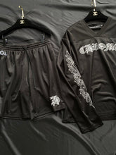 Load image into Gallery viewer, CH mesh long sleeve short set
