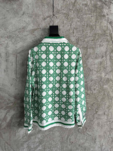 212 CASABLANCA Long Sleeve Real Silk Shirt