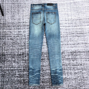 Amiri icy blue denim