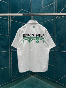 LU1603 1V Pont Neuf Embroidery Short Sleeve Shirt