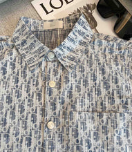 Load image into Gallery viewer, DD denim gray summer set

