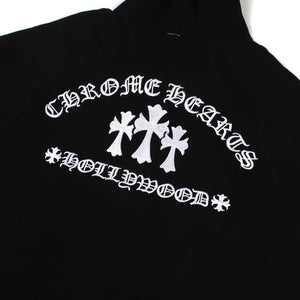 CH 3 cross zip up hoodie