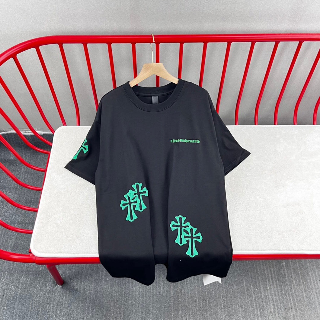 CH green black cross shirt