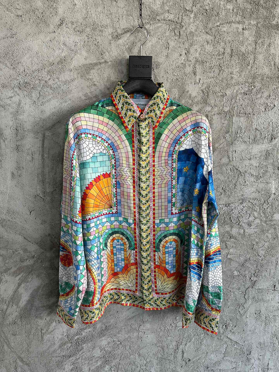 206 CASABLANCA Long Sleeve Real Silk Shirt