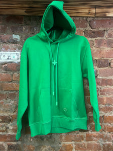 Green monogram jumbo lock hoodie