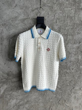 Load image into Gallery viewer, 590CASABLANCA Squared Knitted Polo Shirt
