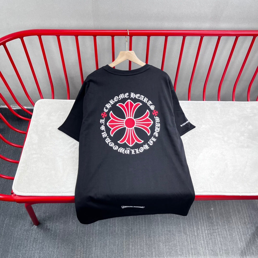 CH red white black cross shirt
