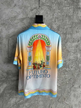 Load image into Gallery viewer, 220 CASABLANCA Short Sleeve Real Silk Shirt
