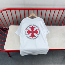 Load image into Gallery viewer, CH red white black cross shirt

