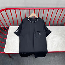 Load image into Gallery viewer, CH simple logo back collar shirt
