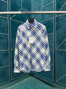 BU1007 BBR Classical Plaid Long Sleeve Shirt