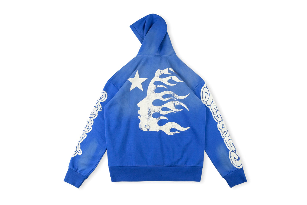 Hellstar yoga blue hoodie