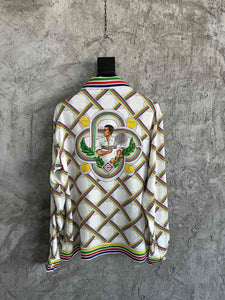 205 CASABLANCA Long Sleeve Real Silk Shirt