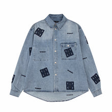 Load image into Gallery viewer, Givenchy denim 2023 embossed logo
