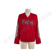 Load image into Gallery viewer, Ch red long sleeve jersey shirt
