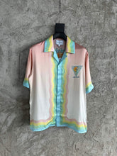 Load image into Gallery viewer, 214 CASABLANCA Short Sleeve Real Silk Shirt
