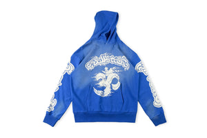 Hellstar yoga blue hoodie