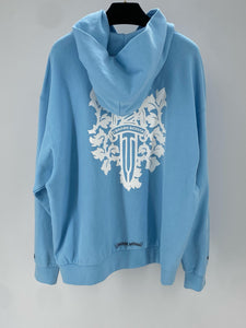 Ch baby blue emblem hoodie