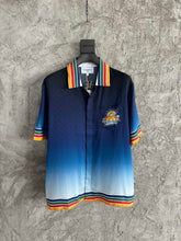 Load image into Gallery viewer, 207 CASABLANCA Short Sleeve Real Silk Shirt
