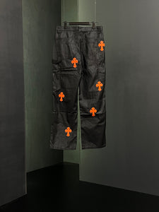 CH wax orange cross denim