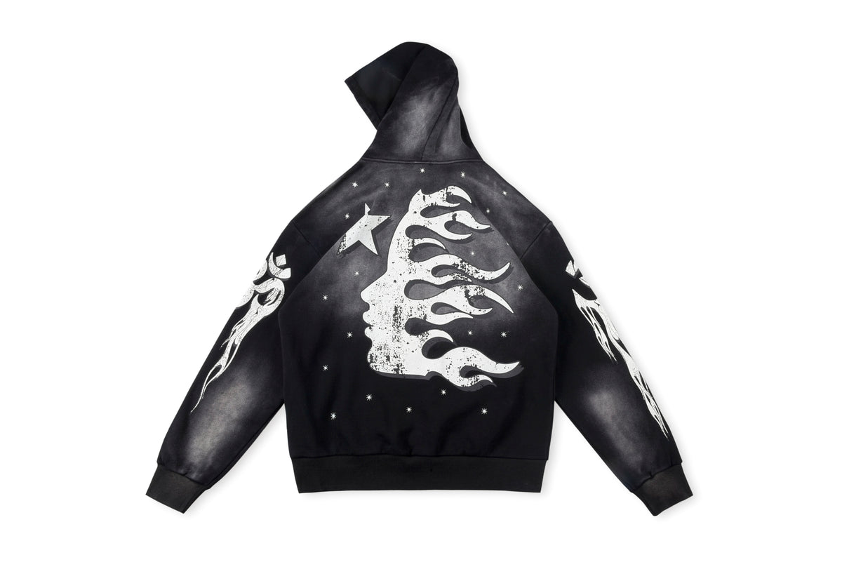 Hellstar black star hoodie – Ready2shipnyc