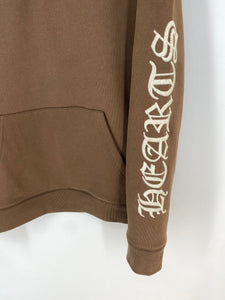 Ch brown half zip hoodie