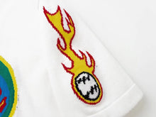 Load image into Gallery viewer, Monogram baseball knitted flame shirt
