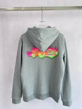 Load image into Gallery viewer, Monogram neon stitched logo hoodie
